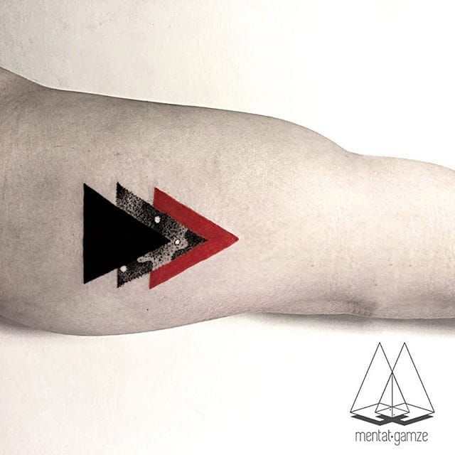 Tiny Triangle Tattoo Idea