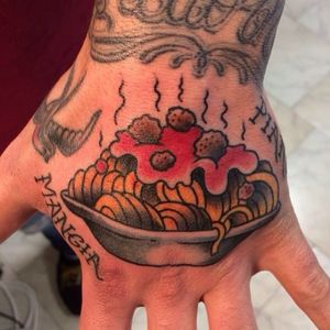 This guy must have been mute for a few days after getting this amazing italian tattoo.