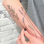 Lavender tattoo by Rit Kit #RitKit #flower #plant #botanical #nature