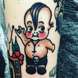 A Kewpie doll version of Glenn Danzig. (Via IG - lozzy_losbourne) #misfits