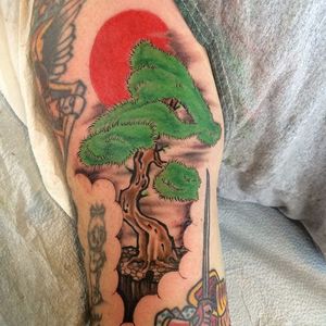 Bonsai Tree Tattoo by Christopher Cotner #Bonsai #BonsaiTree #Japanese #ChristopherCotner