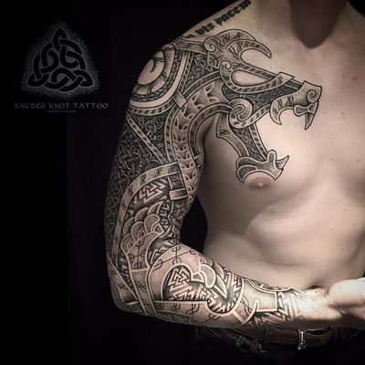 traditional nordic tattoo