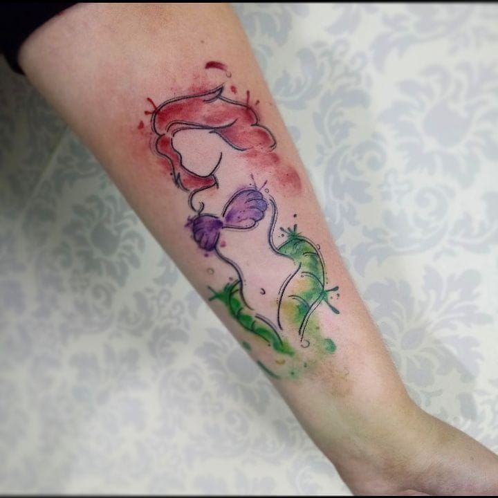 small mermaid tattooTikTok Search