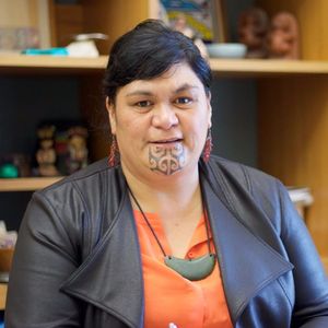 Photo of New Zealand MP and tattooed Maori woman, Nanaia Mahuta. #culturalpreservation #facialtattoos #Maori #NanaiaMahuta #TaMoko