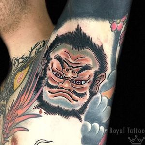 Double Face Tattoo by Henning Jorgensen #armpit #armpittattoo #japanese #japanesetattoo #japanesetattoos #japanesearmpit #japanesearmpittattoo #HenningJorgensen