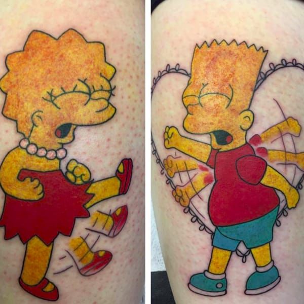 18 Cool Simpsons Tattoo Ideas  Styleoholic