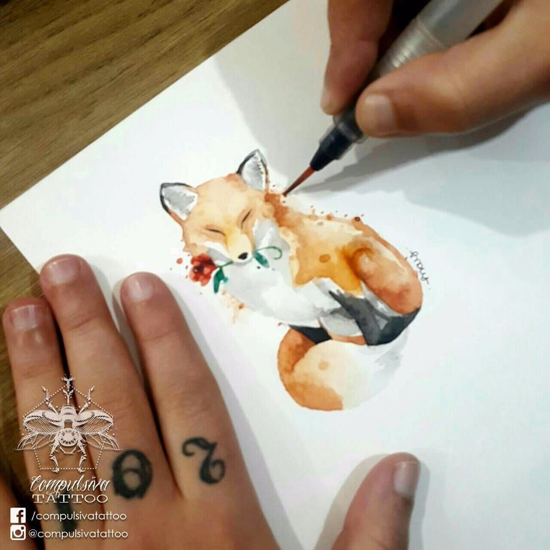 Fox raposa desenho tattoo  Fox tattoo design, Fox tattoo, Tattoo sketches