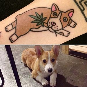Dog Tattoo by Jiran @Jiran_Tattoo #JiranTattoo #Pet #PetTattoo #Neotraditional #Seoul #Korea #Dog
