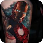 Iron Man tattoo by Richie Bon. #marvel #superhero #ironman #comic #movie #tonystark #RichieBon