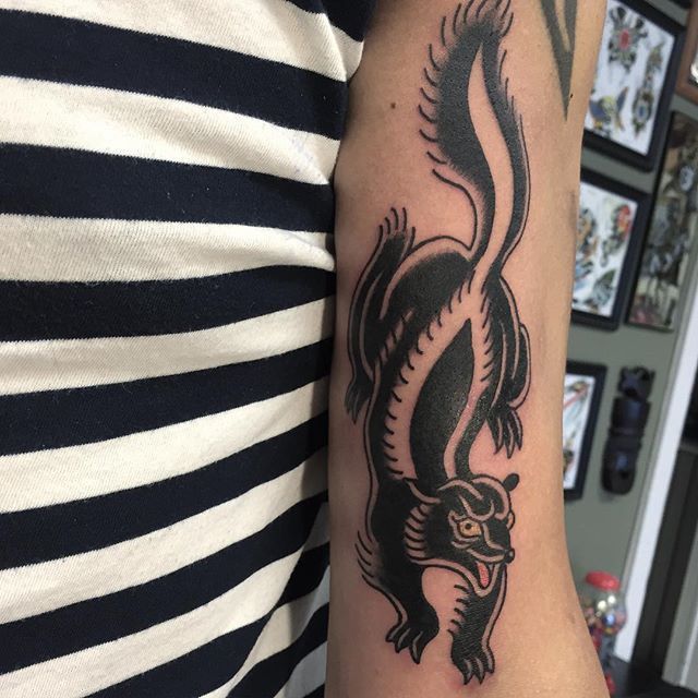 skunk by Nick Sadler MADISON TattooNOW