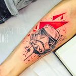 Storm trooper tattoo by Monica Gomes #monitattoo #monicagomes #starwars #sketch #stormtrooper