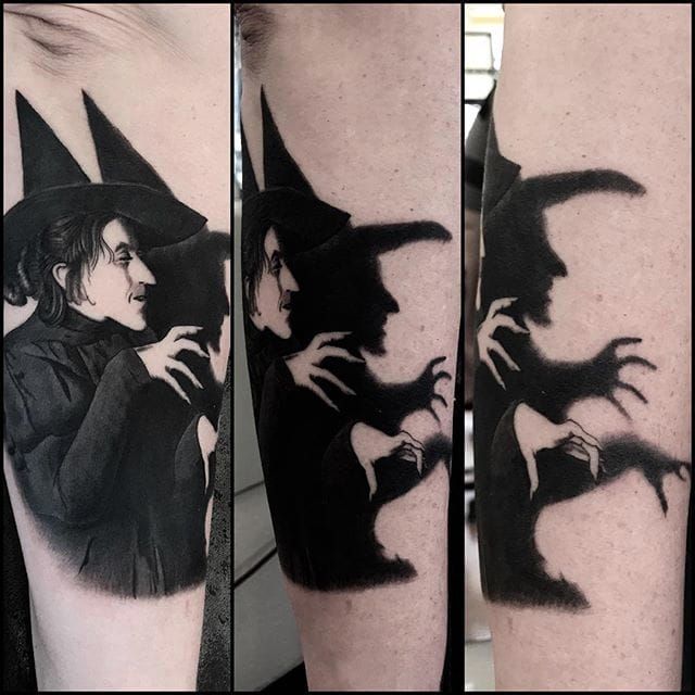 The meaning of a witch tattoo history of the picture photos sketches  facts