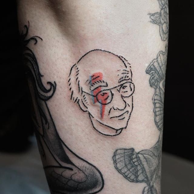 Good Point Tattoos  Larry David silhouette by kifscott   Facebook