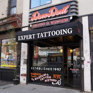 Daredevil Tattoo (photo by Katie Diamond) #DaredevilTattoo #BradFink #traditional #irezumi