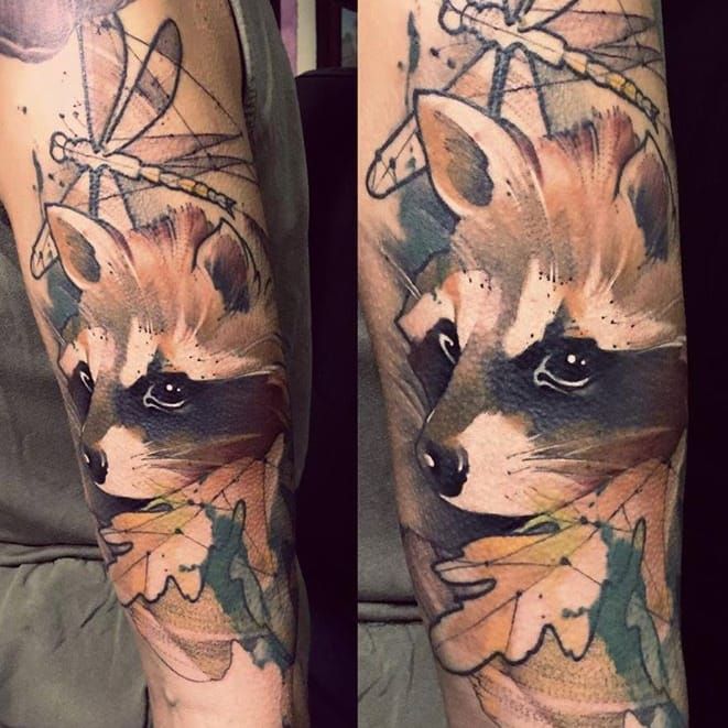 Aggregate more than 67 matching raccoon tattoos latest in.cdgdbentre