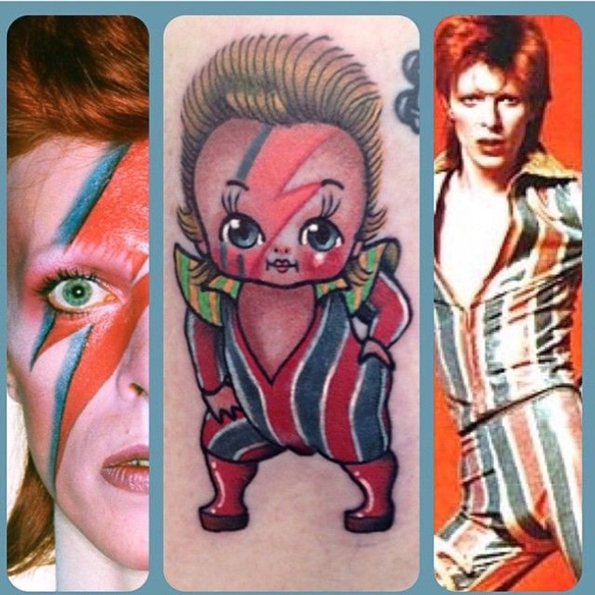 Tattoo uploaded by minerva • Cute Ziggy Stardust Kewpie Tattoo by
