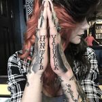 'Until Valhalla' Tattoo by Dean James Mcleod #lettering #script #darklettering #blackwork #blacklettering #DeanJamesMcleod