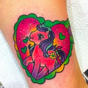 Lovely My Little Pony tattoo by @roxyryder #roxyryder #mylittlepony #Alchemytattoostudio #UK