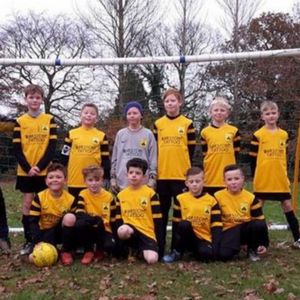 The Kings Heath Concorde Under 10 soccer team.