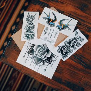 Capsule Collection of temporary tattoos by Tim Hendricks and Alysha Nett for Tattoo You (via IG-alyshanett) #temporarytattoo #alyshanett #timhendricks #traditional #tattooyou