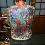 Japanese Back Tattoo by Daryl Williams #traditional #traditionaltattoos #americantraditional #oldschool #traditionalartist #DarylWilliams