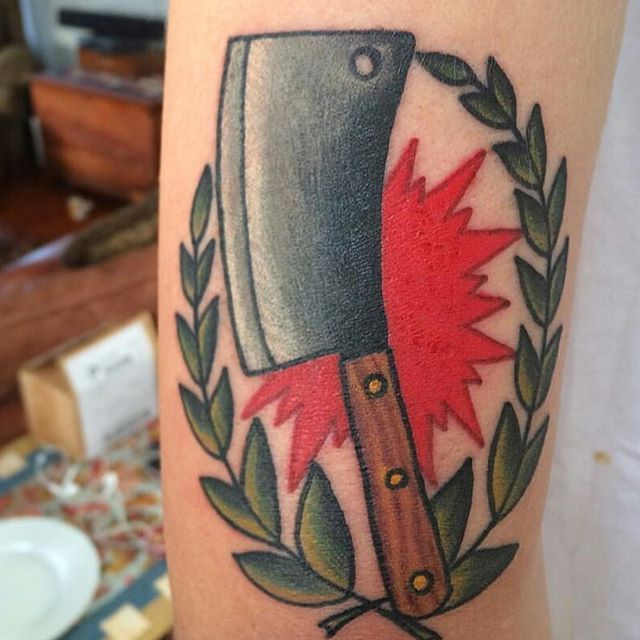 Bill the Butcher Cutting Tattoo - Best Tattoo Ideas Gallery