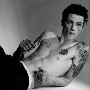 Pictured, Ash Stymest - Photo by Ben Cope. #ashstymest #tattooedmodel #tattooedmen #model #mancrush