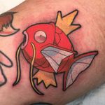 Magikarp Tattoo by Ly Aleister #magikarp #magikarptattoo #pokemon #pokemontattoo #pokemontattoos #koi #koitattoo #koitattoos #fish #fishtattoo #LyAleister