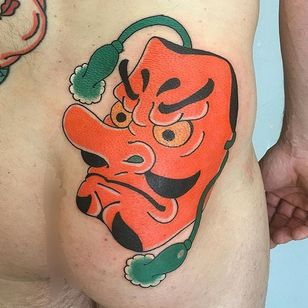 Tengu Tattoo by Monta Morino #tengu #tengutattoo #japanese #japanesetattoo #japanesetattoos #asian #asiantattoos #japanesetattooartist #traditionalajapanese #japaneseimagery #MontaMorino