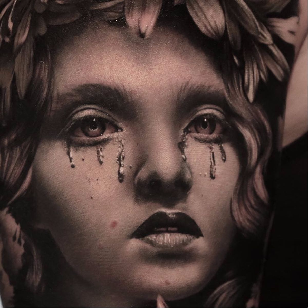 Tattoo uploaded by Tattoodo • Silver tears by Thomas Carli Jarlier # ...