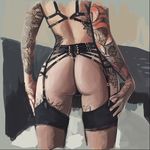 Suspenders by The Art of Mathew (via IG-theartofmathew) #art #fineart #artshare #nude #nsfw #stockings #suspenders #theartofmathew