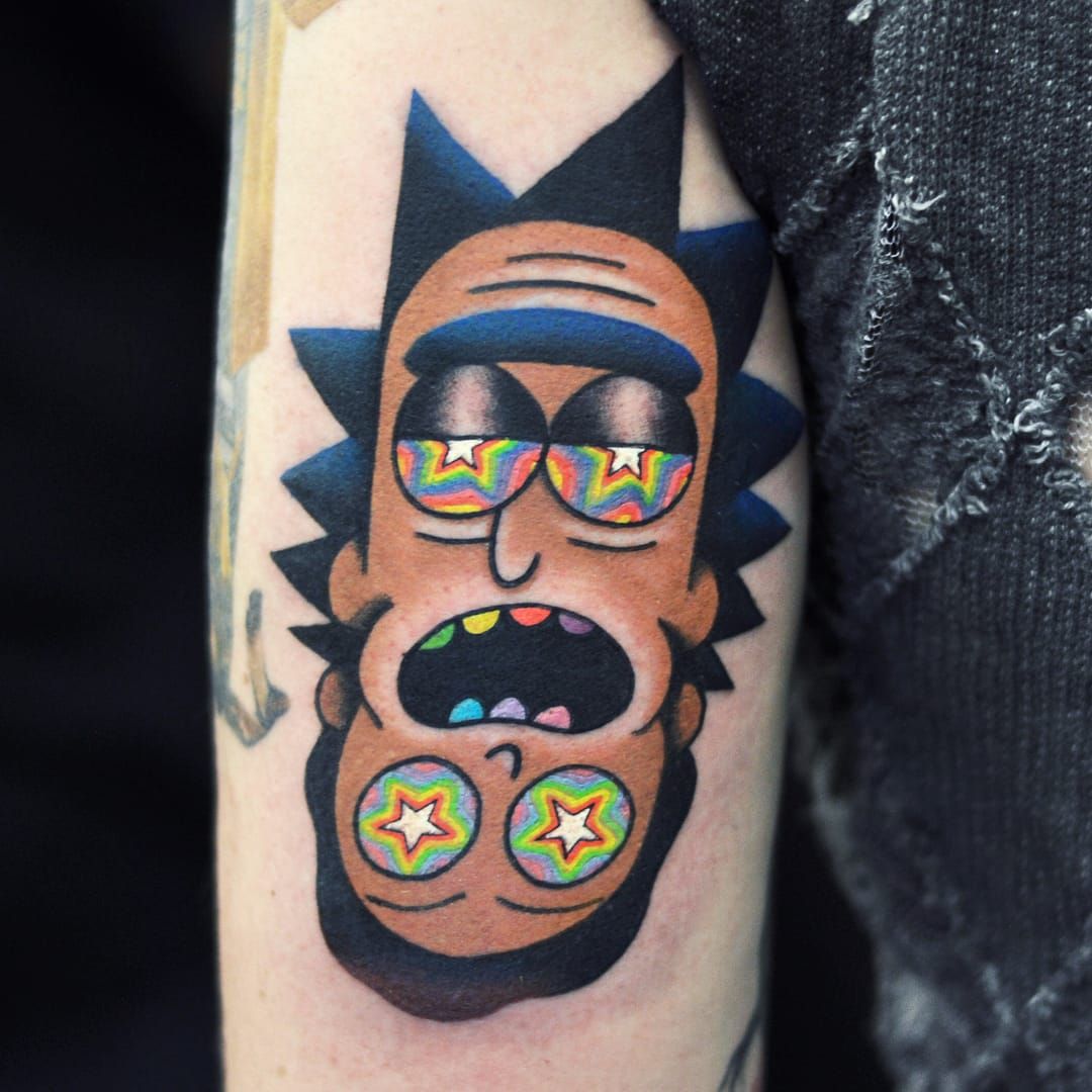 Acid bear tattoo by Puff Channel  Tattoogridnet