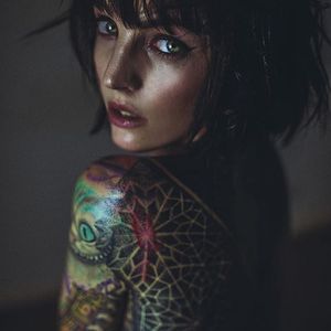 Jade Cuzen (Photo by Haris Nukem, featuring IG—jadecuzen) #HarisNukem #Photography #TattooedBabes #ArtShare #JadeCuzen