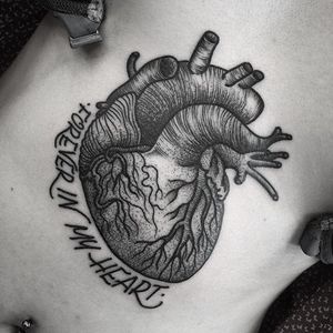 Heart Tattoo by Terry James #heart #hearttattoo #blackworkheart #blackwork #blackworktattoo #blackworktattoos #blackworkartists #blackink #blacktattoos #darktattoos #TerryJames