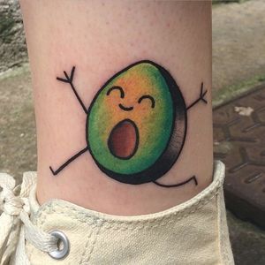 Funny avocado tattoo by Miguel Mike #MiguelMike #avocado #funny