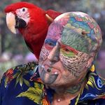Ted Parrotman, the man who wants to become a parrot. #Parrotman #TedRichards #TedParrotman #Parrot
