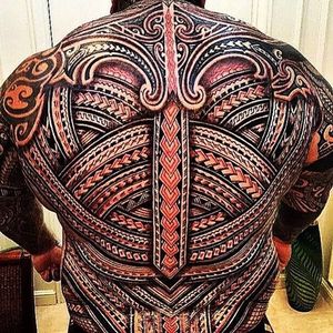 Tribal Tattoo by @bong_tatau #tribal #polynesian #blackwork #bongtatau