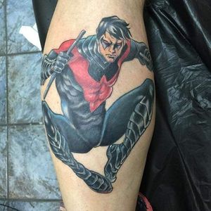 Nightwing Tattoo by Moses Veliz #Nightwing #DC #comics #MosesVeliz