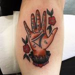 Palmistry tattoo by Just Jen #Palmistry #palmreading #chiromancy #JustJen #esoteric