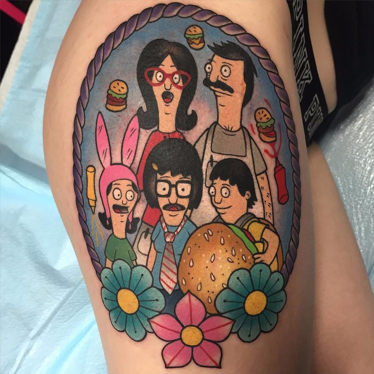 Tattoo uploaded by Tattoodo • Bobs Burgers by Alex Strangler 