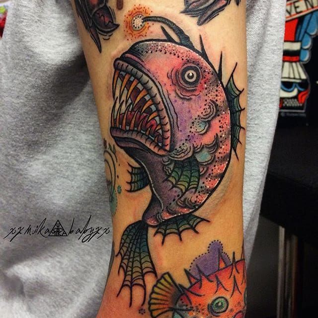 Angler Fish Tattoo by sjada on DeviantArt