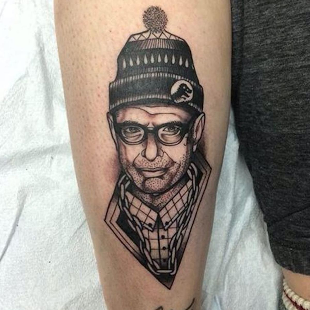 Tattoo uploaded by Ross Howerton • The most baller Jeff Goldblum tattoo ...