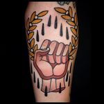 Fist Tattoo by Sebastian Domaschke #traditional #neotraditional #bold #classic #oldschool #SebastianDomaschke