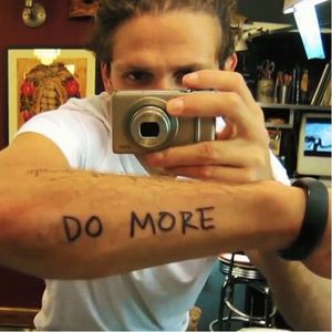 Casey Neistat's tattoos are a constant reminder to work harder #tattooedyoutuber #YouTuber #CaseyNeistat