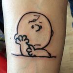 Charlie Brown looking pensive. (via IG - vickylou_tattoo82) #CharlieBrown #Peanuts #CharlesSchulz