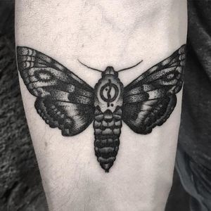 Butterfly Tattoo by Jaffa Wane #blackwork #blackworktattoo #blackworkartist #darkart #JaffaWane