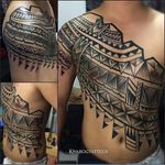 Tribal Tattoo by KwarogTattoos #tribal #polynesian #blackwork #KwarogTattoos
