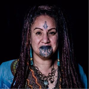 Benita Tahuri, photo by Stephen Langdon for Broadly. #maori #tamoko #culture #women #newzealand #moko #tradition