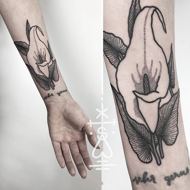 calla lilies tattooTikTok Search