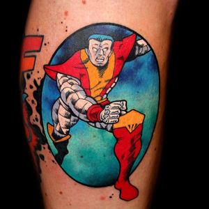 Colossus Superhero Tattoo by Chris 51 #Colossus #XMen #MarvelTattoos #SuperheroTattoos #Chris51